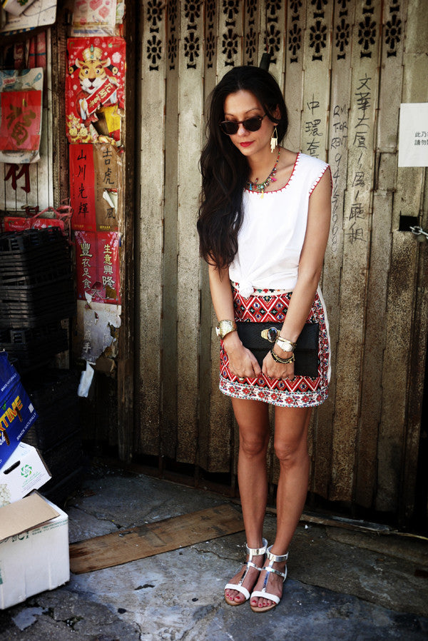 Callixto Style:  The Ethnic Skirt