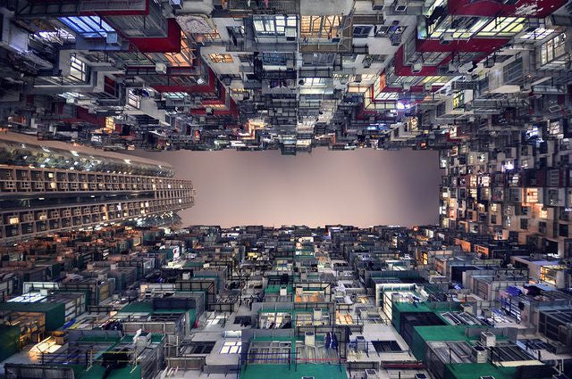Photography: Looking up in Hong Kong