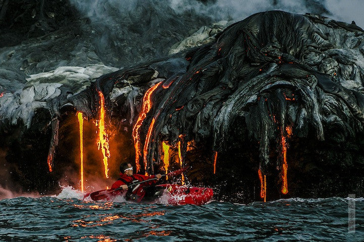 Adventure: Kayaking across an active volcano