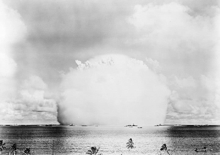 Photography:  Underwater Nuclear Bomb Test