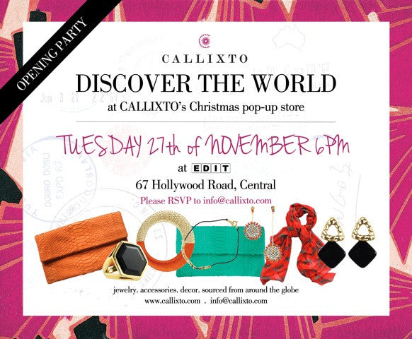 Callixto News:  Callixto Pop-up Launch Party