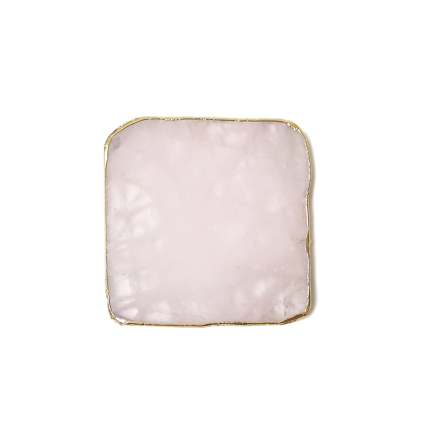 Rose Quartz Coaster Set