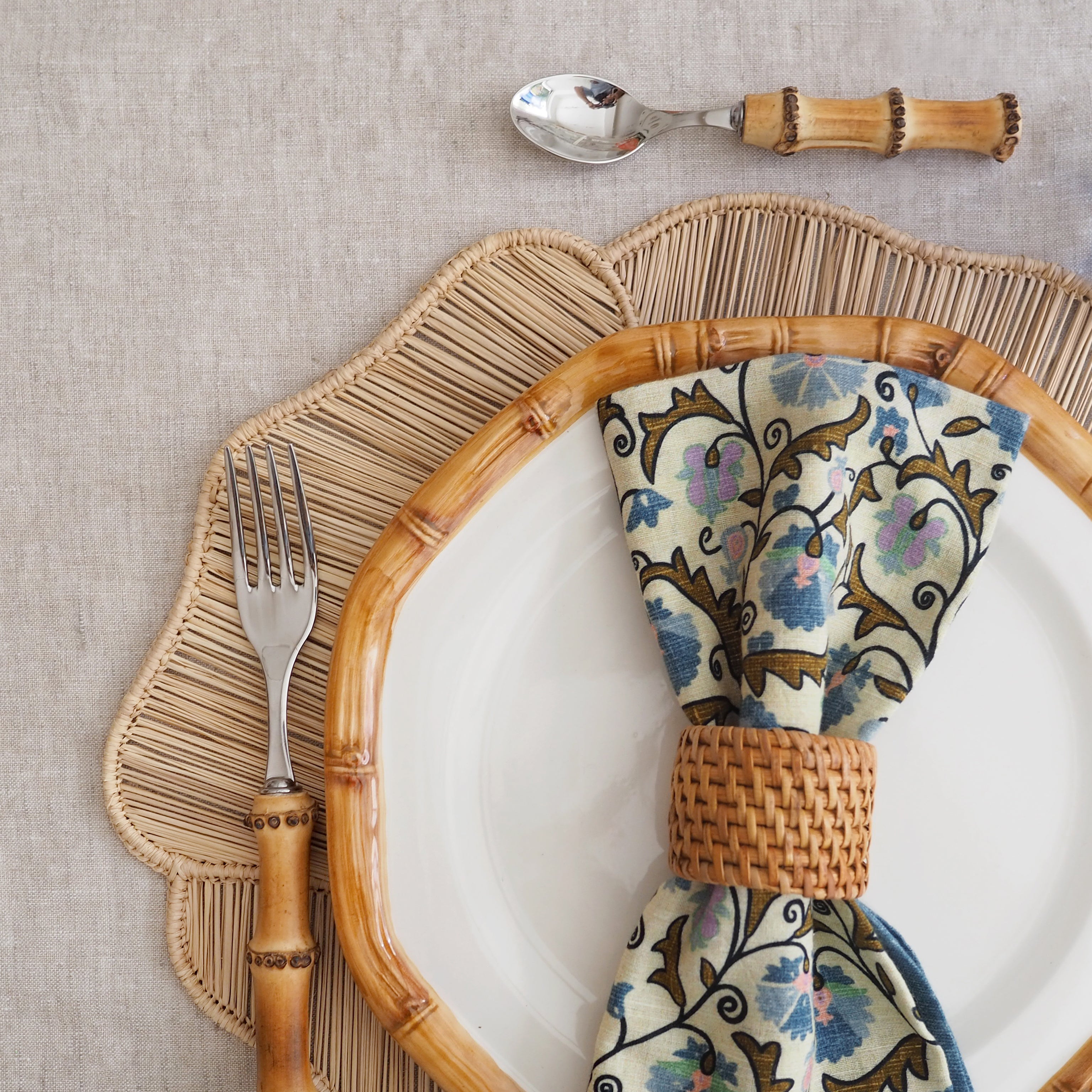 Bamboo Starter Plates (Set of 4)