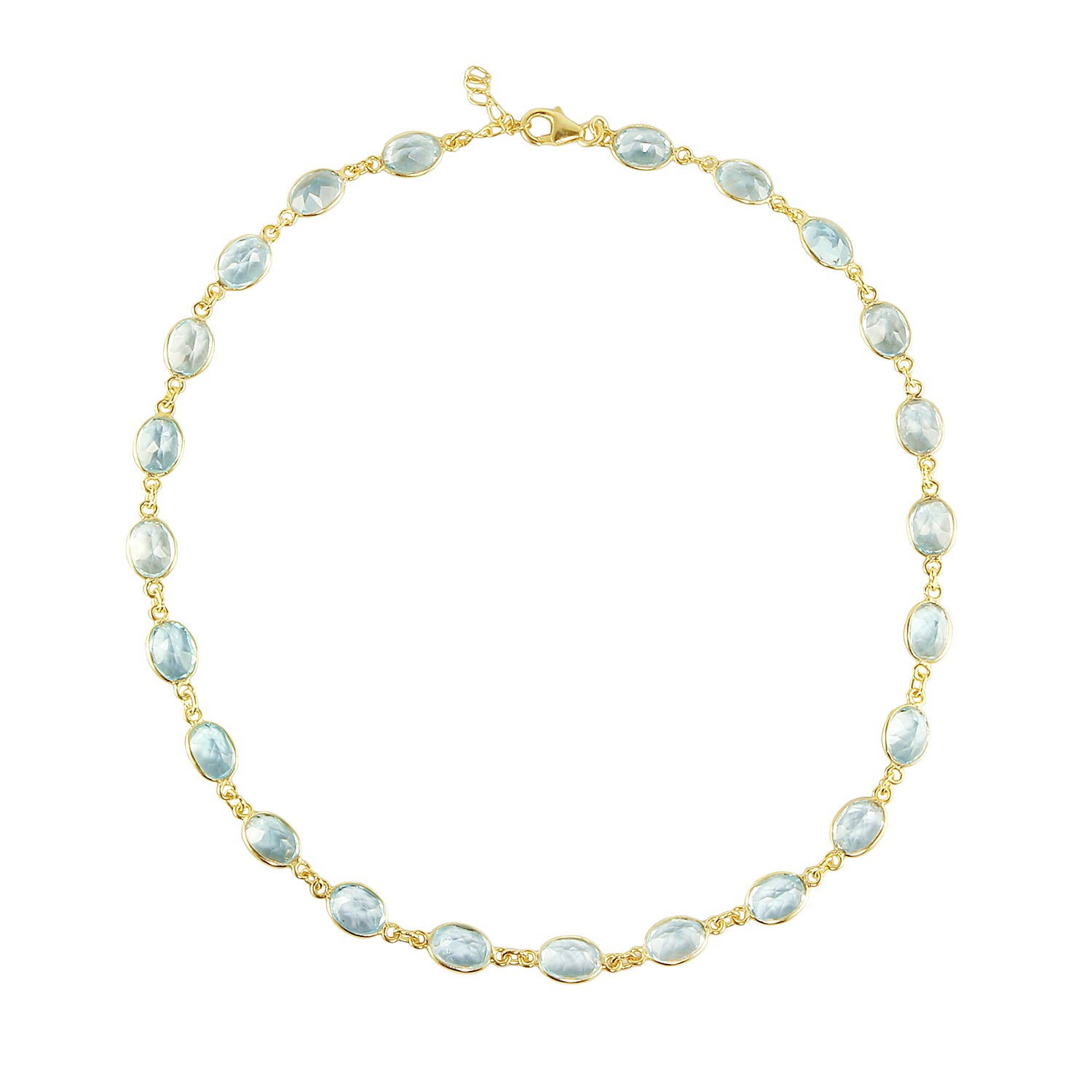 Blue Topaz Vivian Necklace