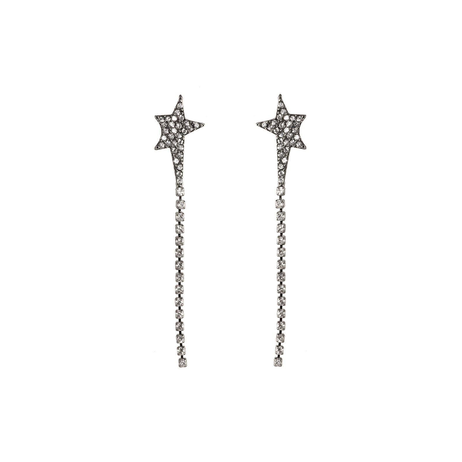 For chicks that have a thing for stars. These earrings shaped as shooting stars is just the thing.
