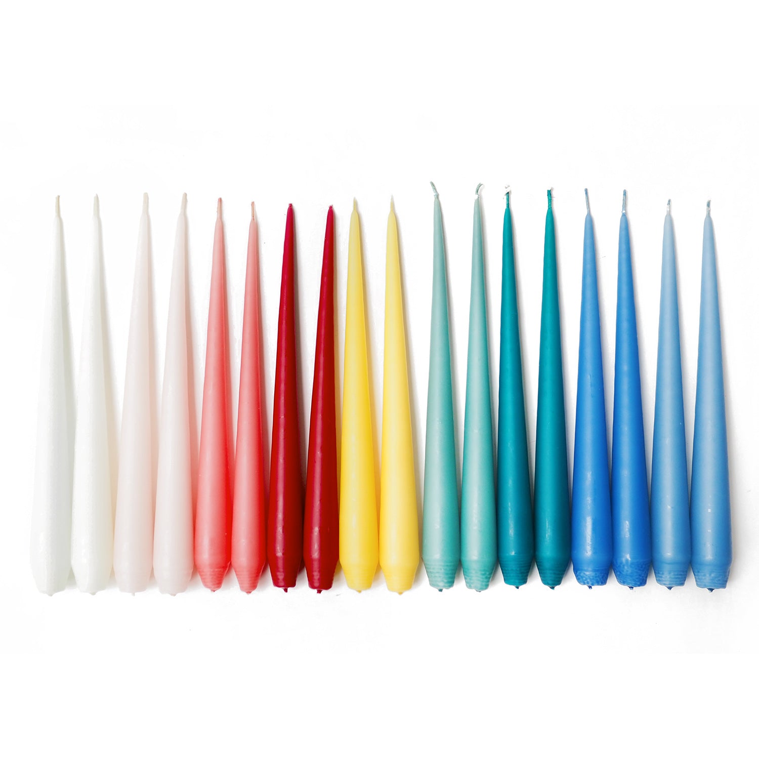 Turquoise Taper Candles