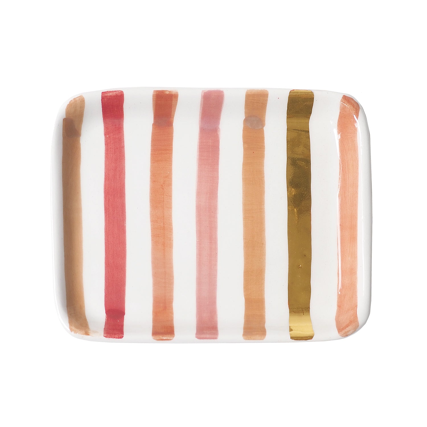 Pink Stripes Tray