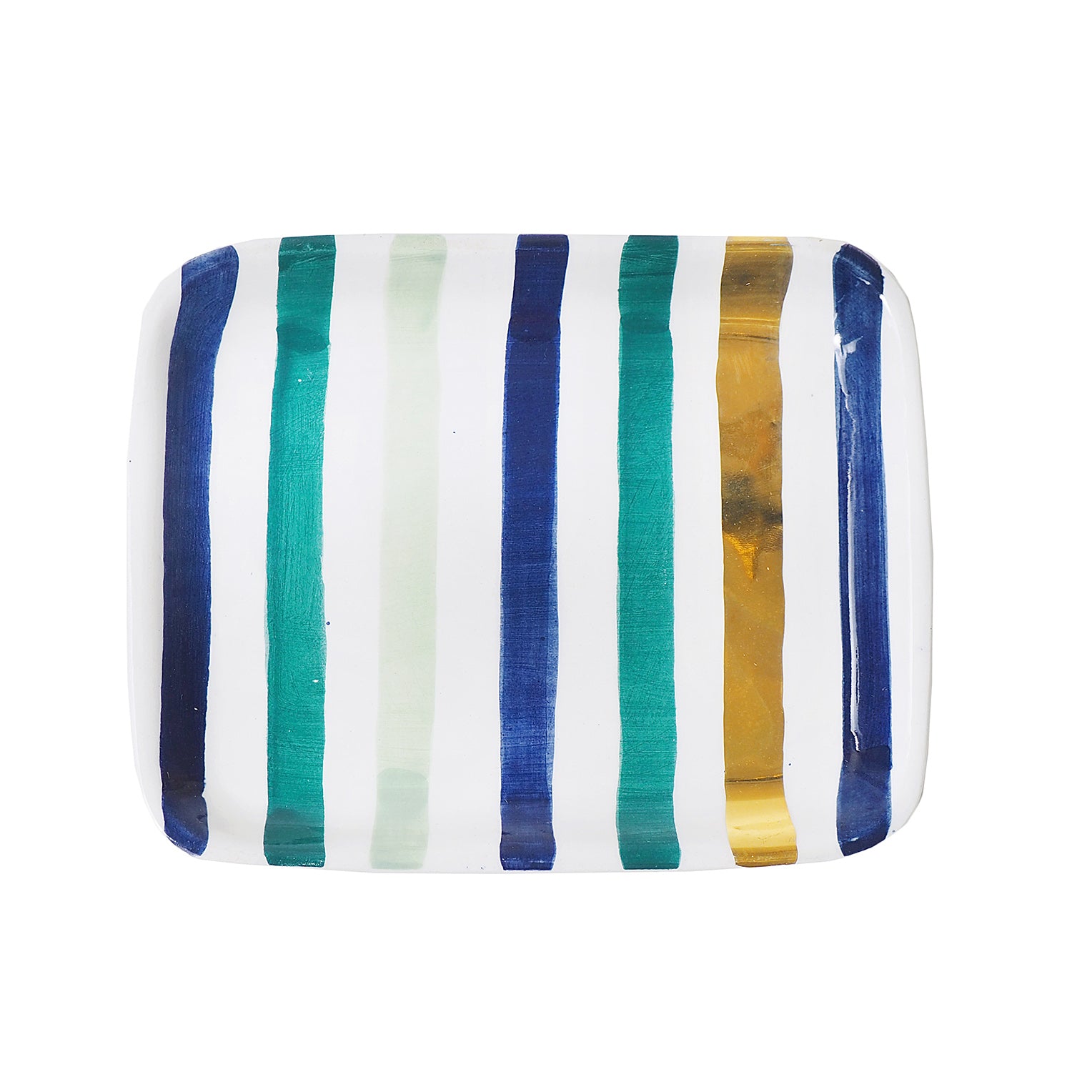 Blue Stripes Tray