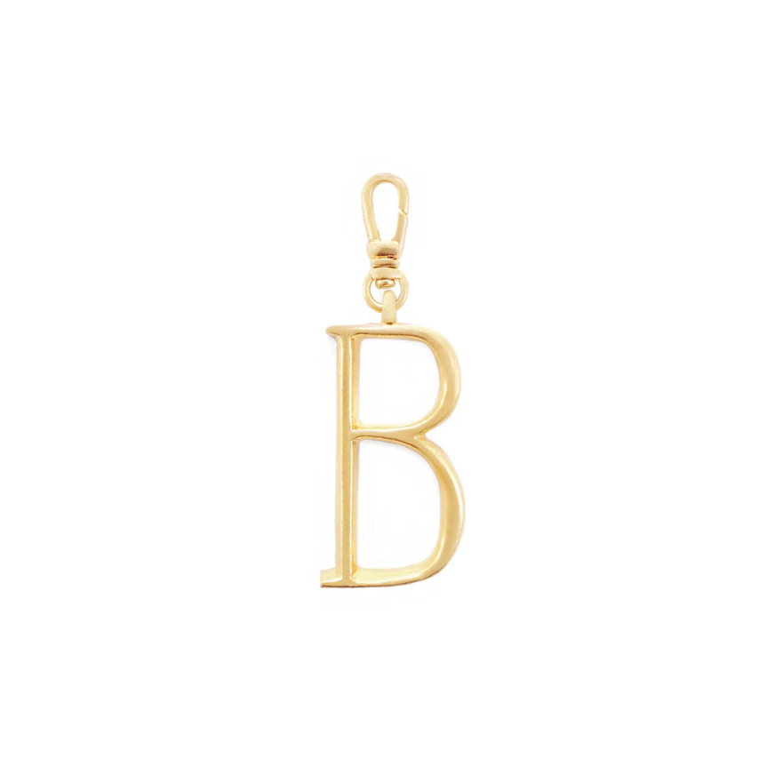 Lulu Frost Plaza Letter B in a smaller version of the original font from New York's iconic Plaza Hotel. Pair with one of the Plaza chain bases and add additional charms to create a special piece all your own. 