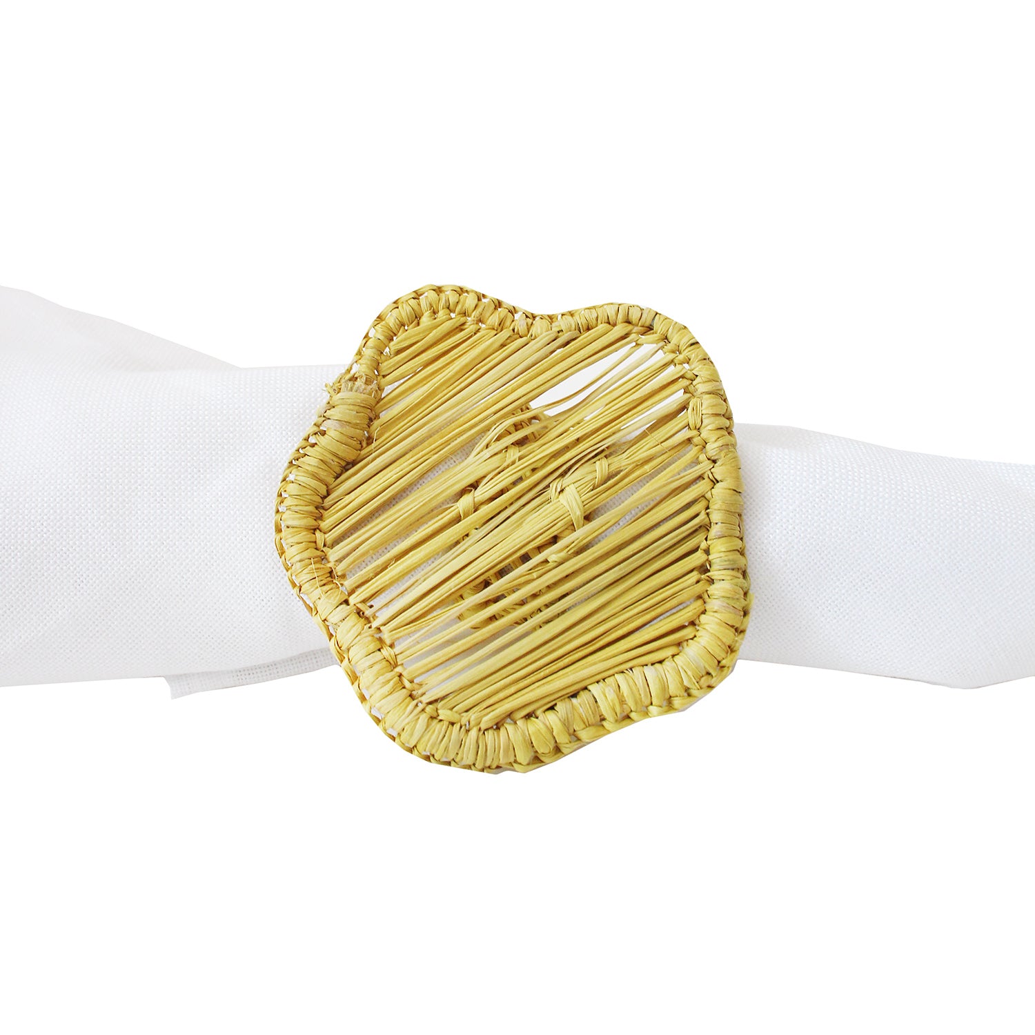 Yellow Rose Napkin Ring