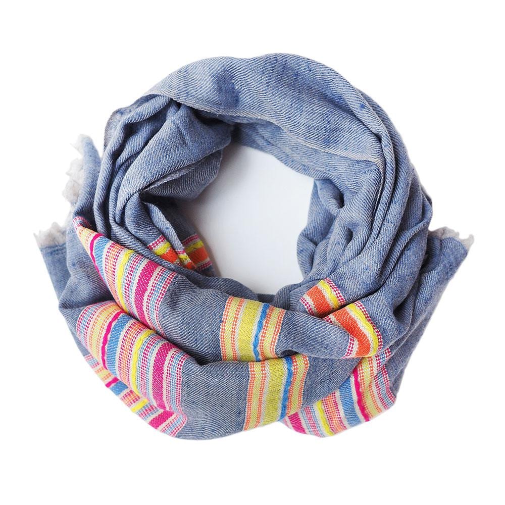 This gorgeous pashmina is comes from the Himalayan region of India.  Made out of the finest Ibex wool, it will keep you warm and add some colour to your dreary winter outfit, or keep the summer breeze at bay on cool summer nights. 