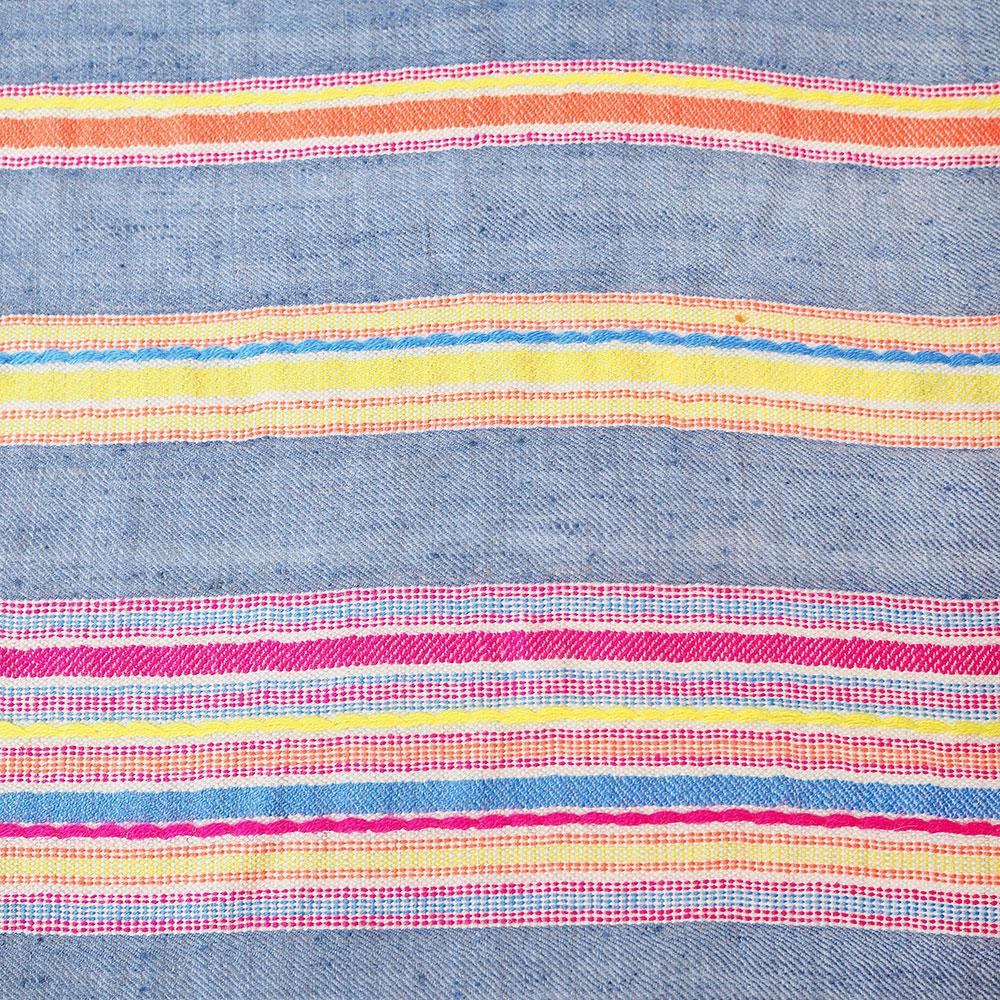 This gorgeous pashmina is comes from the Himalayan region of India. Made out of the finest Ibex wool, it will keep you warm and add some colour to your dreary winter outfit, or keep the summer breeze at bay on cool summer nights.