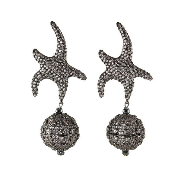 Oscar de la renta starfish earrings shop